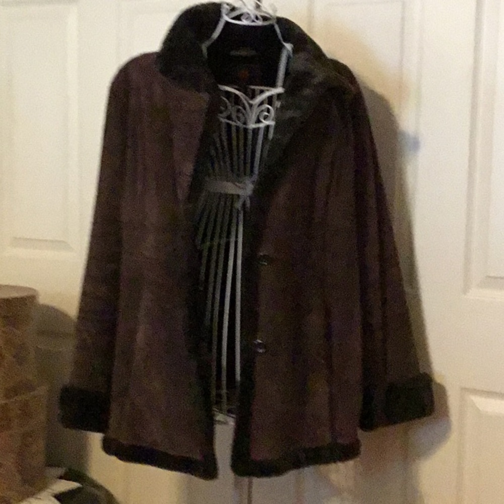 Beautiful Leather/suede coat